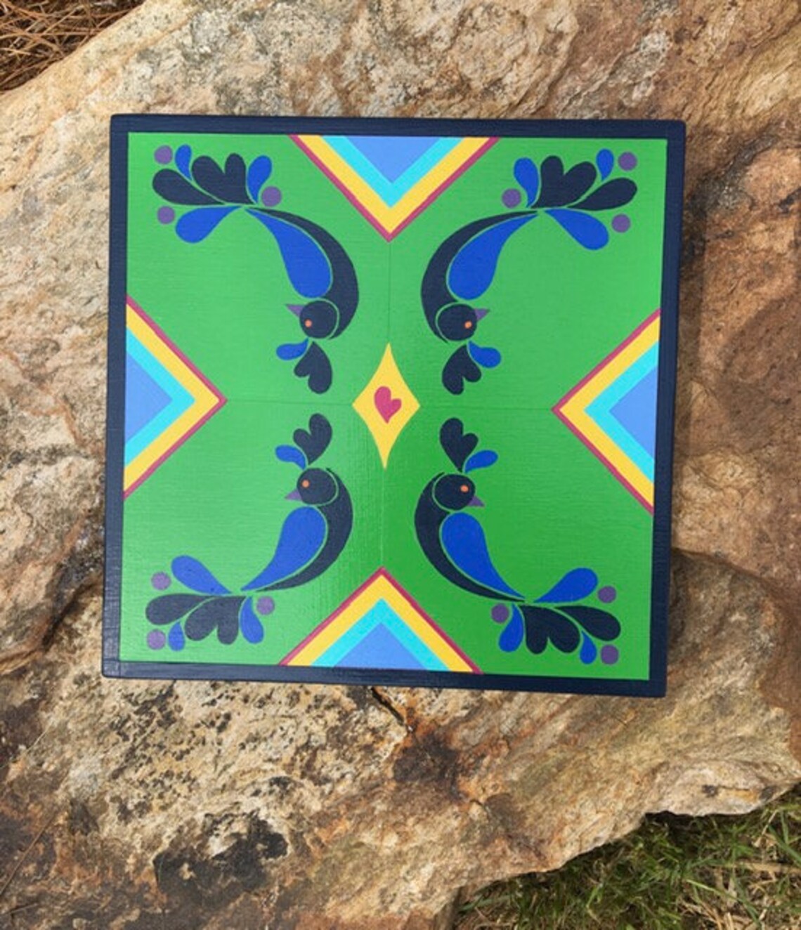 Barn Quilts Barn Quilt Wood Signs Peacock Art Limited Etsy