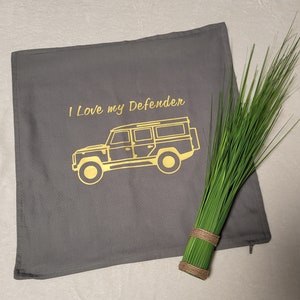Cushion cover Defender SUV gift idea cushion cover cushion covers 50 × 50 cm