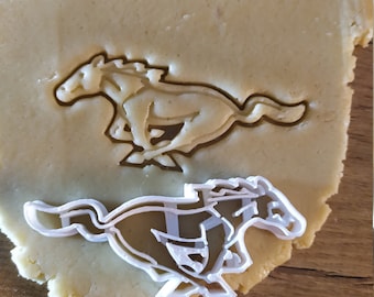 Mustang Horse Cutter Shape Cookie Cutter Clay Salt Dough