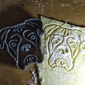 XXL Dog Boxer Head Cookie Cutter Shape Cookie Cutter