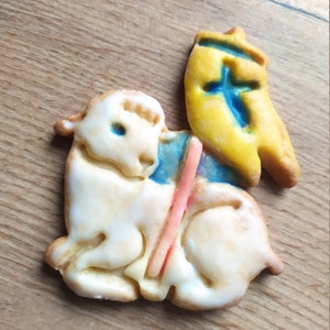 Lamm påsk Baran kakform kakform saltdegskaka Agnus Dei