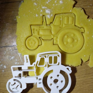 Belarus MTS 52 Tractor Tractor Cookie Cutter Shape Cookie Cutter Plasticine Salt Dough