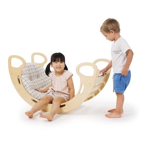 waldorf wooden rocker