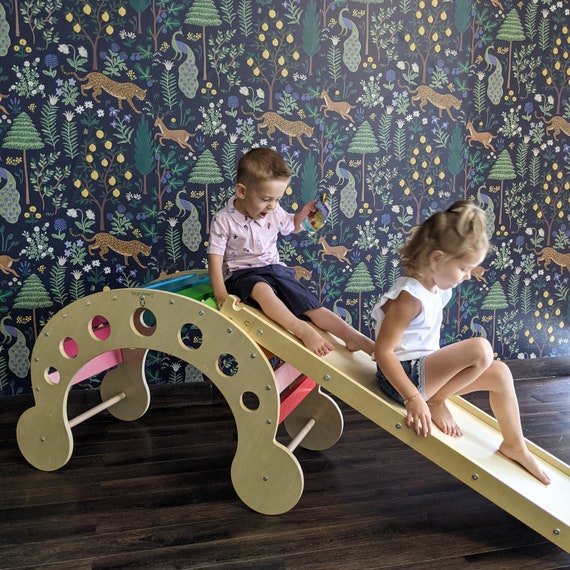 Jumbo Xxl Viking Climbing Arch Waldorf Rainbow Rocker Boat Etsy