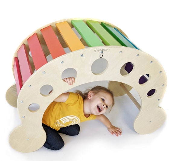 Jumbo Xxl Viking Climbing Arch Waldorf Rainbow Rocker Boat Etsy