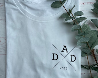 Papa Dad shirt with year of birth or years also perfect as a gift