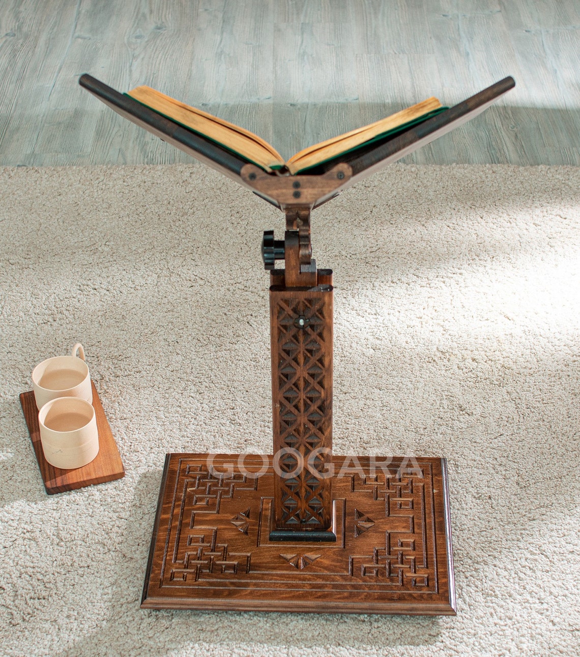 Adjustable Book Reading StandWooden Quran HolderBibleTorah Etsy