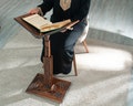 Height Adjustable Quran Stand,Reading Holder,Large Bookshelf,Natural Wooden Stand,Bible Stand, Islamic Gift,Gift for Muslims,Christmas Gifts