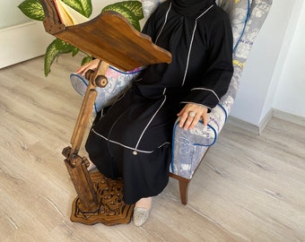 Höhenverstellbarer Koranständer, Koranhalter, Holzbibel-Bücherregal, Leseschreibtisch, Bücherregal, Sommergeschenk, Weihnachtsgeschenke, Islamisches Geschenk