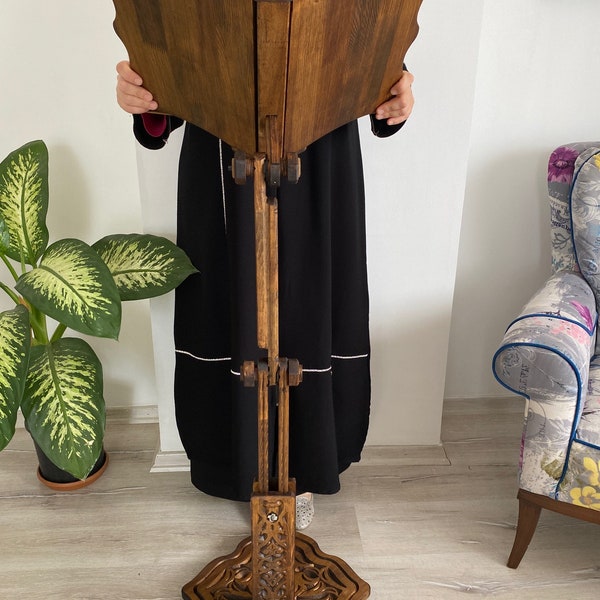 Large Adjustable Bible Stand,Quran Reading Stand,Book Holder,l Wooden Book Stand,Music Stand,Islamic products,Islamic Gift,Father's Day Gift