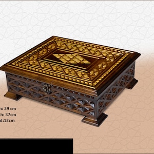 Wooden Quran Holder, Bible Bookshelf, Red Quran Storage Box,Calligraphy Wooden Reading Table, Cookbook Stand,Islamic Gifts,Gifts for Muslims