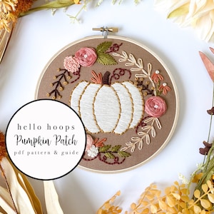 Pumpkin Patch Embroidery Pattern