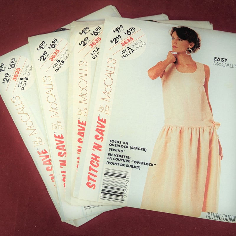 Drop Waist Dress Pattern Etsy