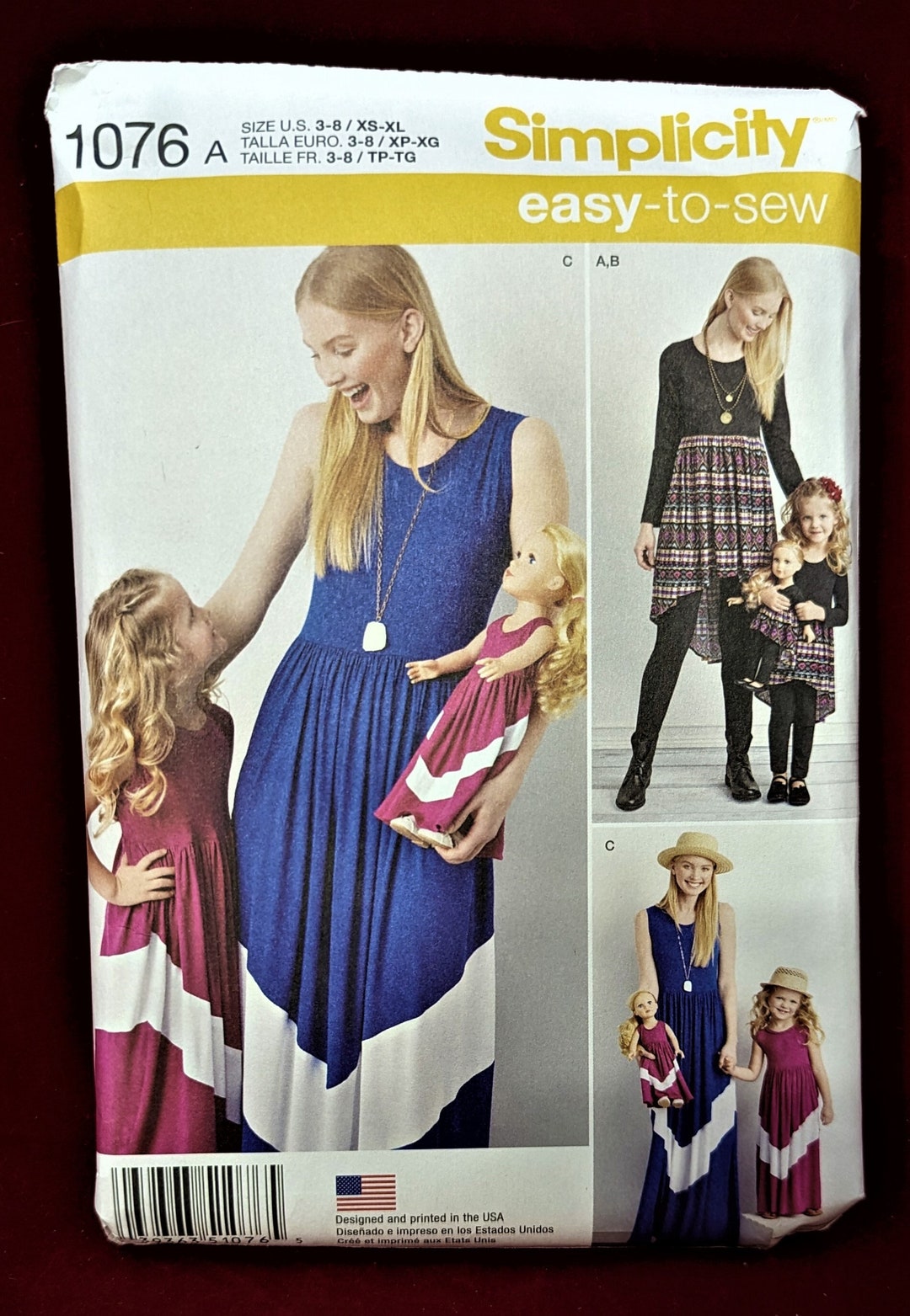 Simplicity easytosew child's / Misses' Knit Leggings, Dress and Tunic