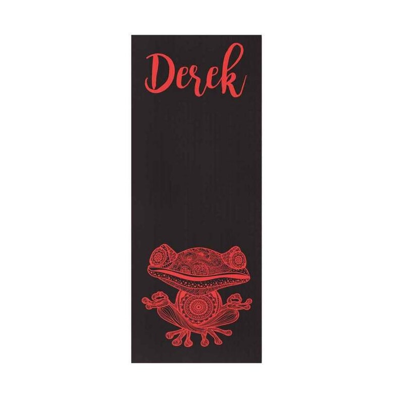 Frog Personalized Yoga Mat Etsy