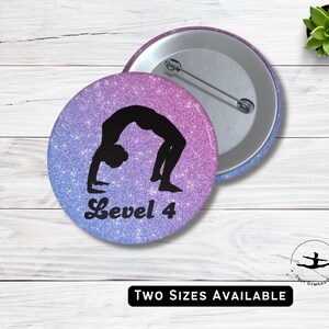 Level 4 Gymnastics Pin | Perfect Gymnast Team Gift Idea | Gymnast Accessory