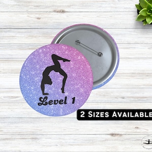 Level 1 Gymnastics Pin | Perfect Gymnast Team Gift Idea | Gymnast Accessory
