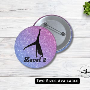 Level 2 Gymnastics Pin | Perfect Gymnast Team Gift Idea | Gymnast Accessory