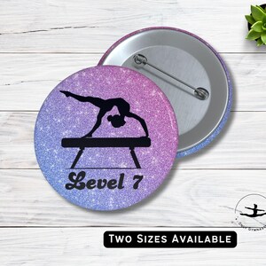 Level 7 Gymnastics Pin | Perfect Gymnast Team Gift Idea | Gymnast Accessory
