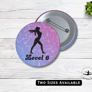 Level 6 Gymnastics Pin | Perfect Gymnast Team Gift Idea | Gymnast Accessory