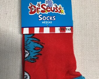 Dr Seuss Socks - Etsy