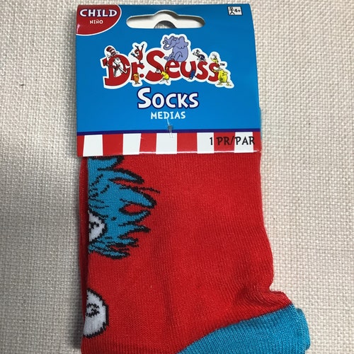 Dr Seuss Socks - Etsy