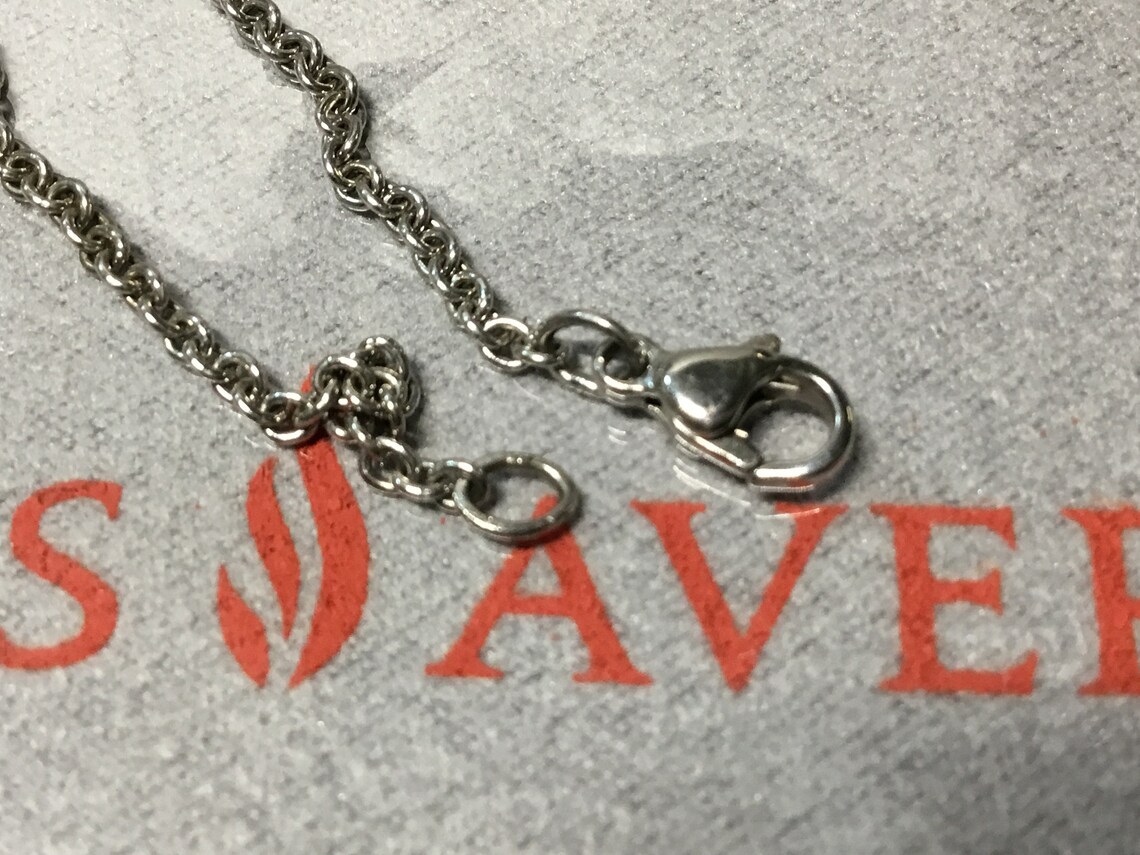 Retired James Avery 925 Sterling Silver Necklace Chain Etsy