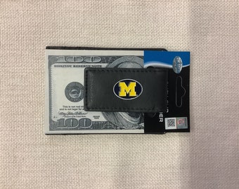 Siskiyou NCAA Michigan State Spartans Leather Money Clip/Cardholder 