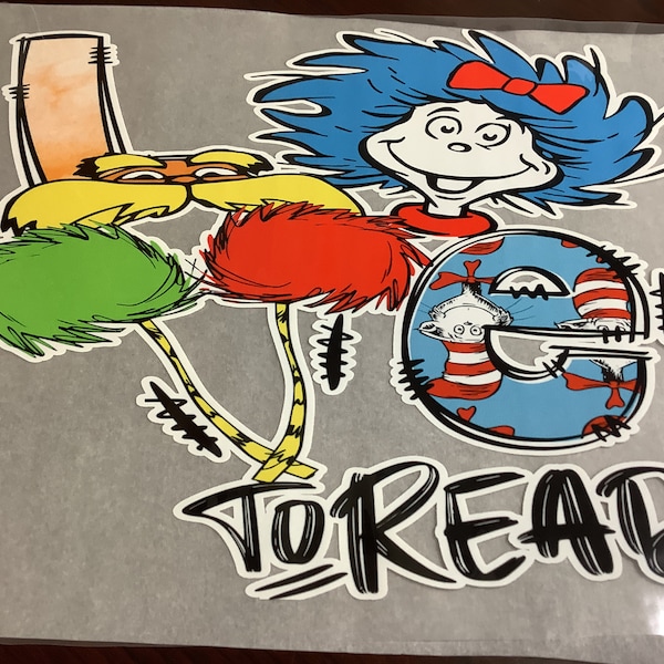 Ready to Press Heat Transfer Designs for Dr. Seuss - Etsy