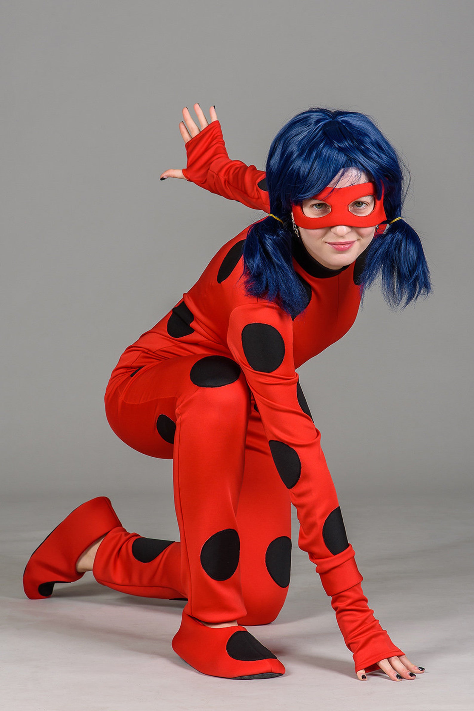 Lady Bug cosplay carnival Halloween costume for adult Etsy
