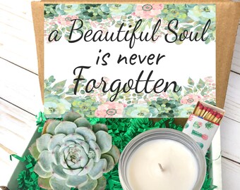 A Beautiful Soul is Never Forgotten, Condolence Gift Box, Funeral Gift Box, Send a Gift, Grief Gift, Sorry for your loss, Sympathy Gift
