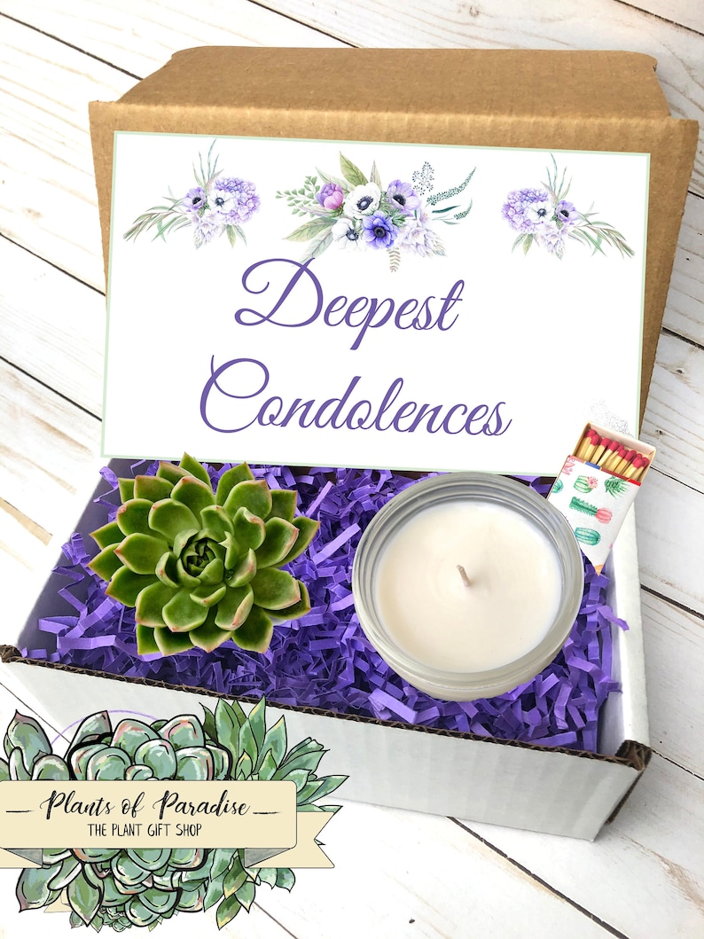 Deepest Sympathy Sympathy Card Gift Box Condolence Card Etsy