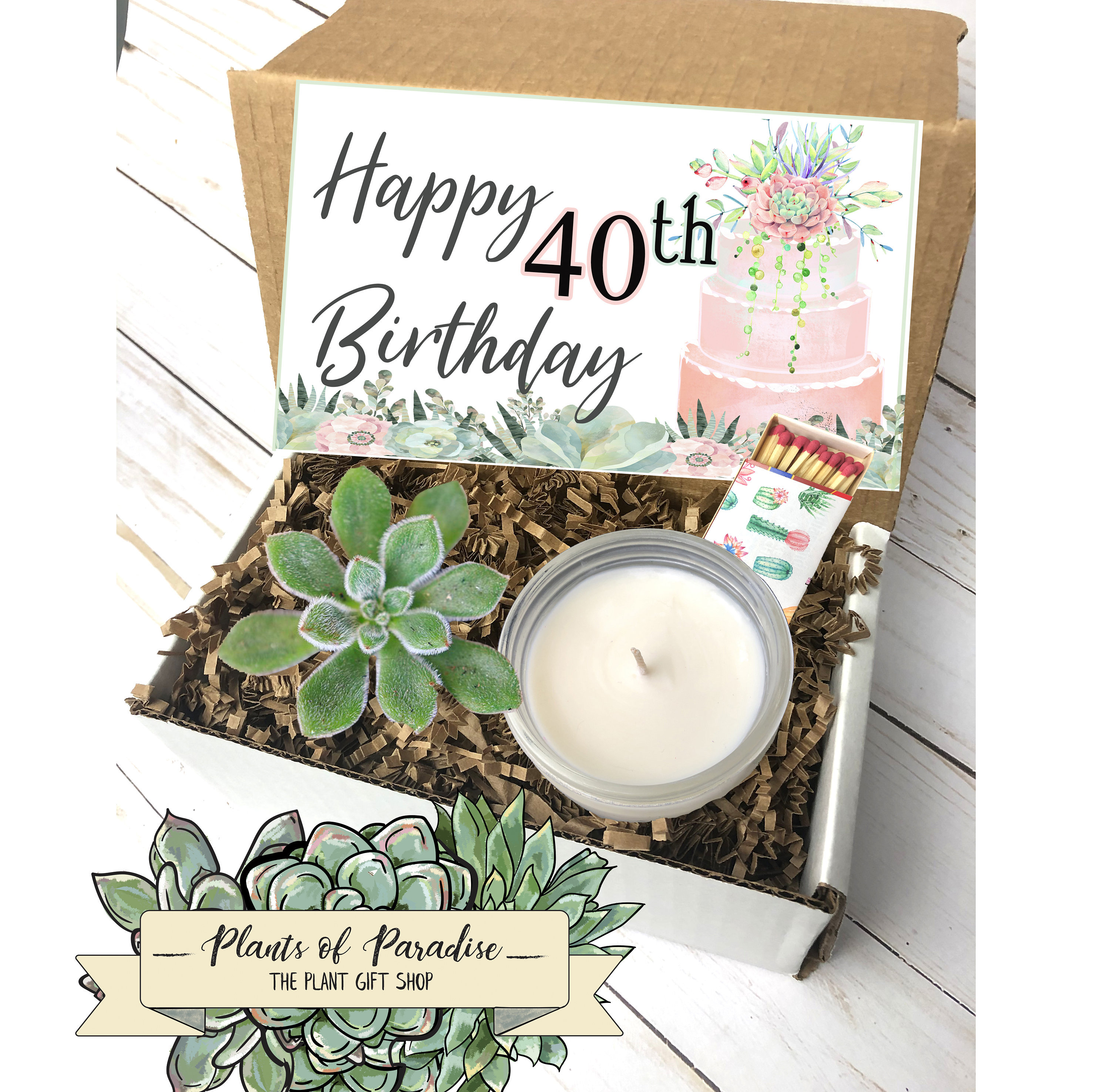 40 Birthday Gift 40 40 years 40th birthday gift for women birthday gift 40th birthday gift 40th gift 40th Birthday Candle