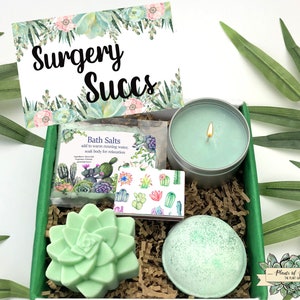 Surgery Succs spa gift set, surgery recovery care package, unique recovery gift set, perfect gift ideas, Thinking of you, Sympathy Gift