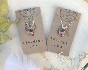 Glittered Cinnamon Cat Necklace – Nickel-Free Charm