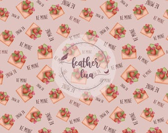 Lettera d'amore di San Valentino con cuori modello digitale senza soluzione di continuità per progetti di artigianato e design