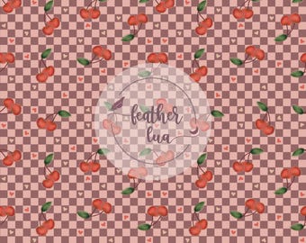 Modello digitale senza soluzione di continuità con ciliegie di San Valentino per progetti di artigianato e design