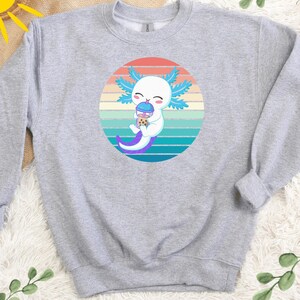 Axolotl Kids Sweatshirt for Boys or Girls