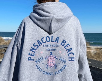 Pensacola Beach Sweatshirt Hoodie Florida Sweatshirt Beach Sweatshirt for Women FL Pensacola Beach Hoodie Cute Trendy Aesthetic Sweatshirt