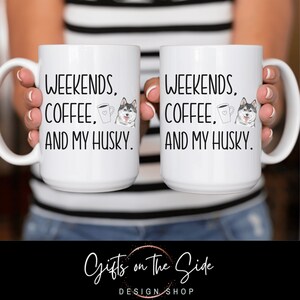 Husky Mug for Husky Mom Husky Lover Gift Cute Coffee Mug for Dog Mom