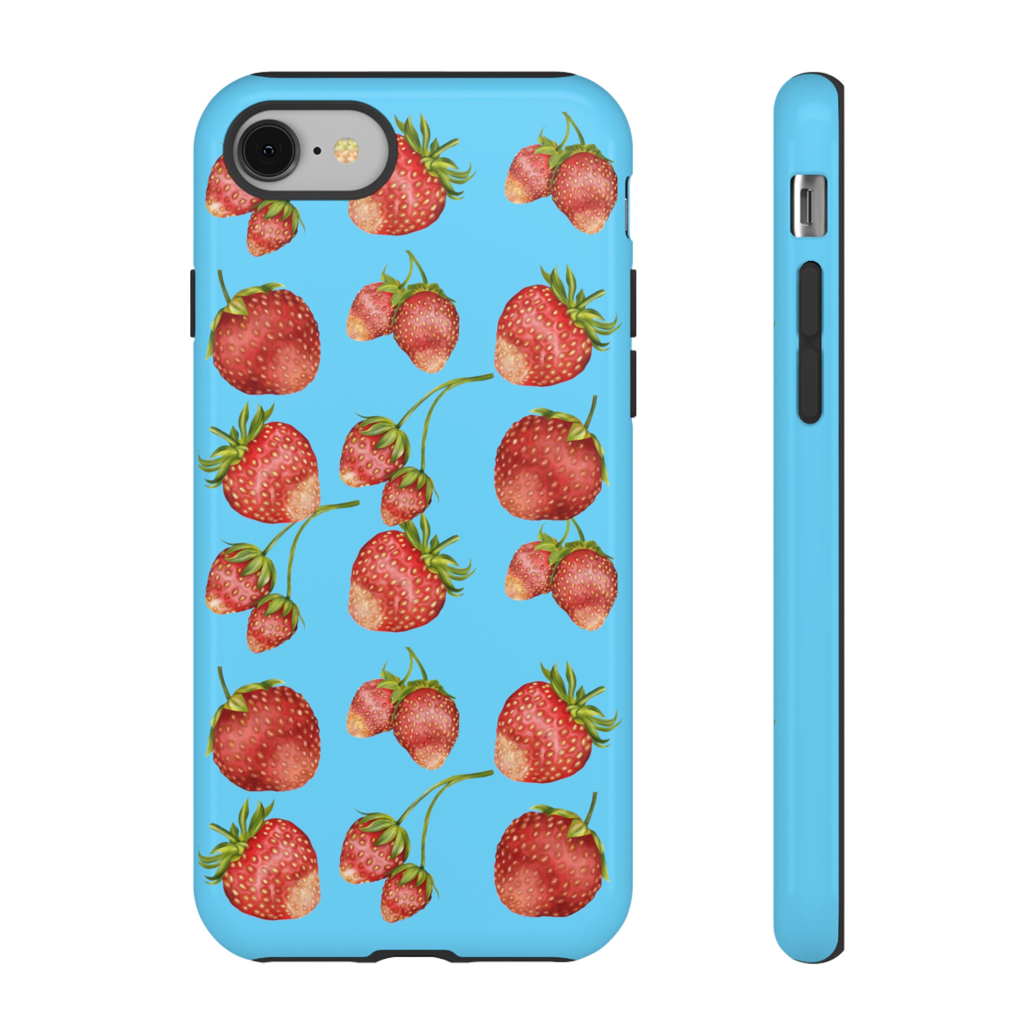 Cute Strawberry Phone Case, Strawberry Phone Case, Cute Fruit Phone