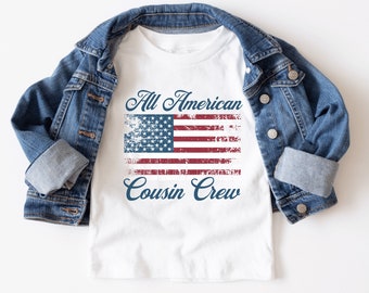 4th of July Cousin Crew Shirt T-shirt Cousin Crew 4th of July Shirt Independence Day Family Fourth of July Shirt Family Matching Tee 2024