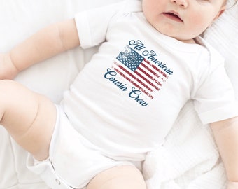 4th of July Cousin Crew Shirt T-shirt Cousin Crew 4th of July Shirt Independence Day Family Fourth of July Shirt Family Matching Tee 2024