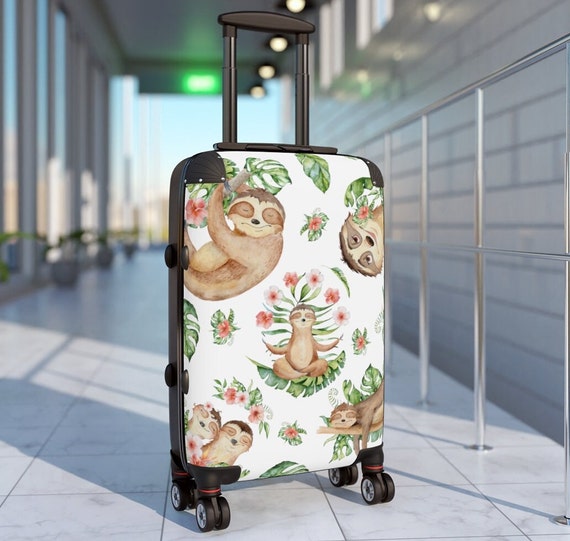 Sloth Carry on Suitcase Wheels Kids Suitcase on Wheels 