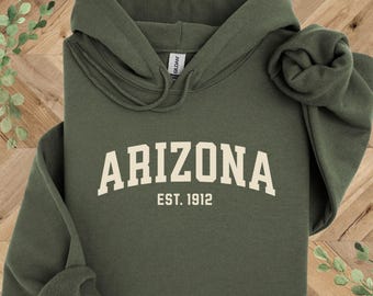 Arizona Hoodie Sweatshirt, AZ State Shirt for Men or Women