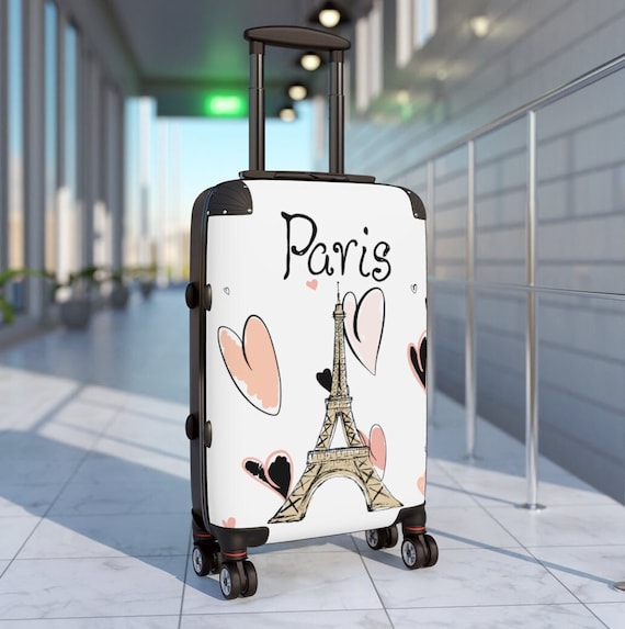 Eiffel Tower Paris Kids Suitcase on Wheels Paris Carry on 