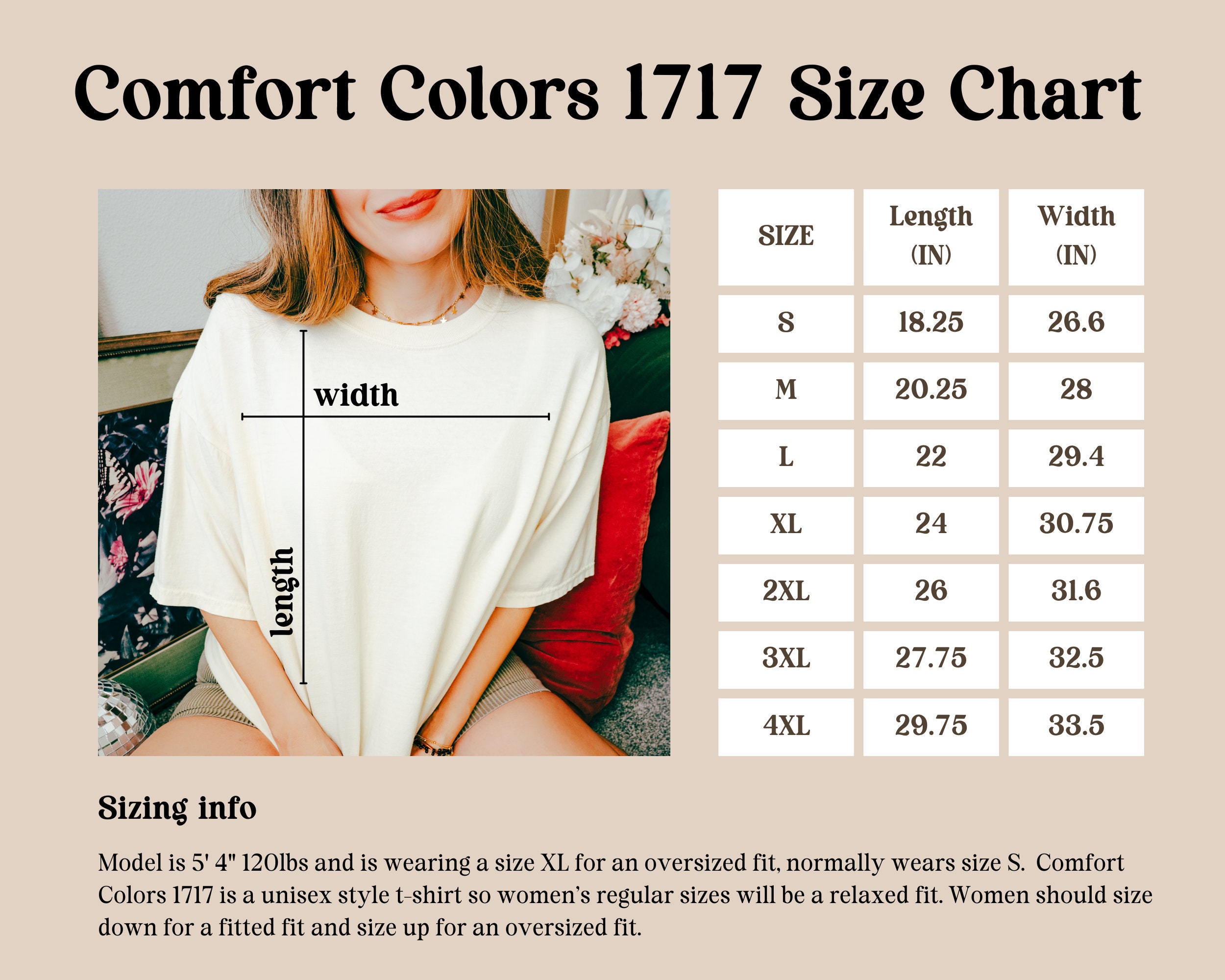 T-shirt Comfort Colors South Padre Island - Poche, Taille S, Occasion Bon état, Thème Coloré