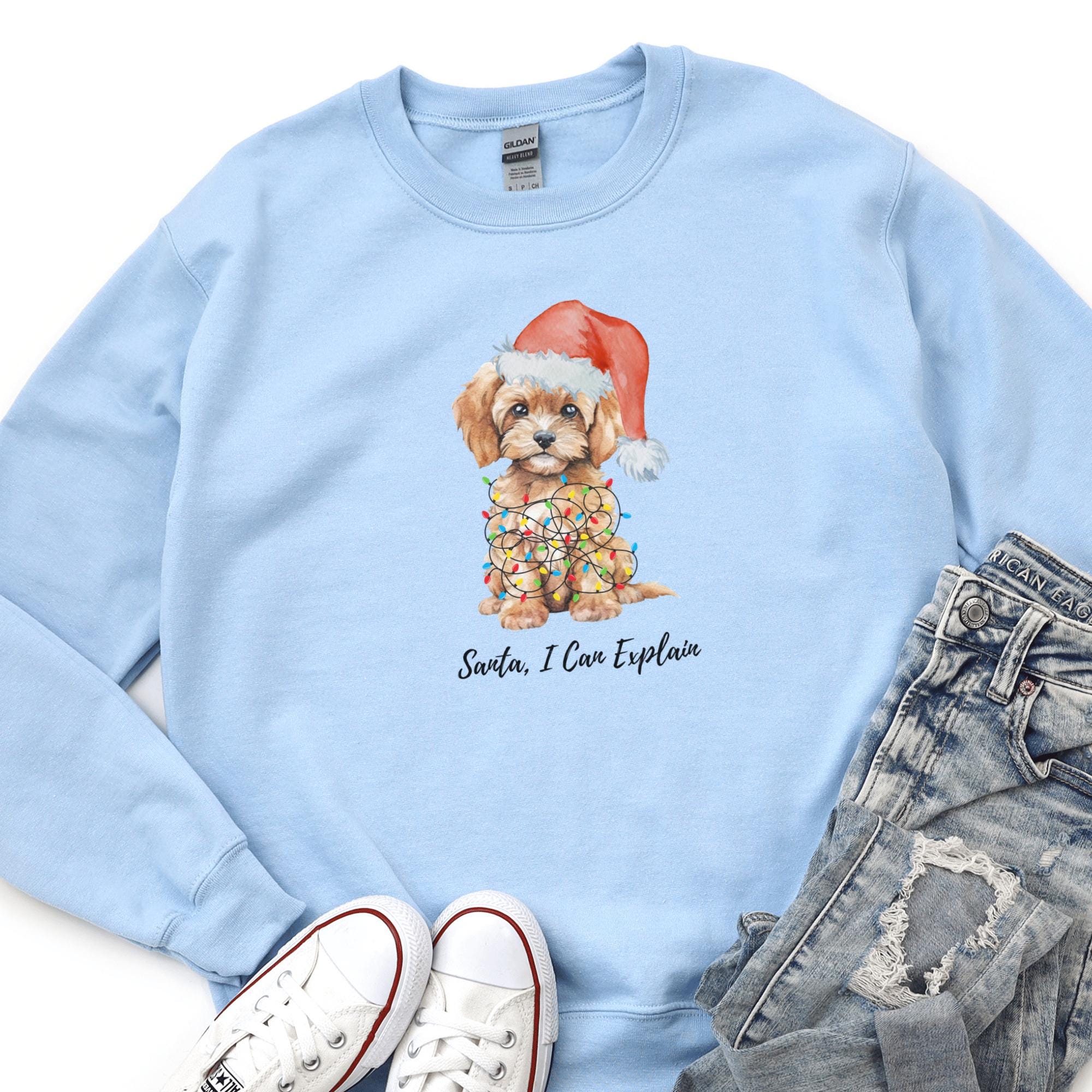 Cavapoo Mom Christmas Sweatshirt Shirt Gift for Dog Lover, Cavapoo Xmas ...
