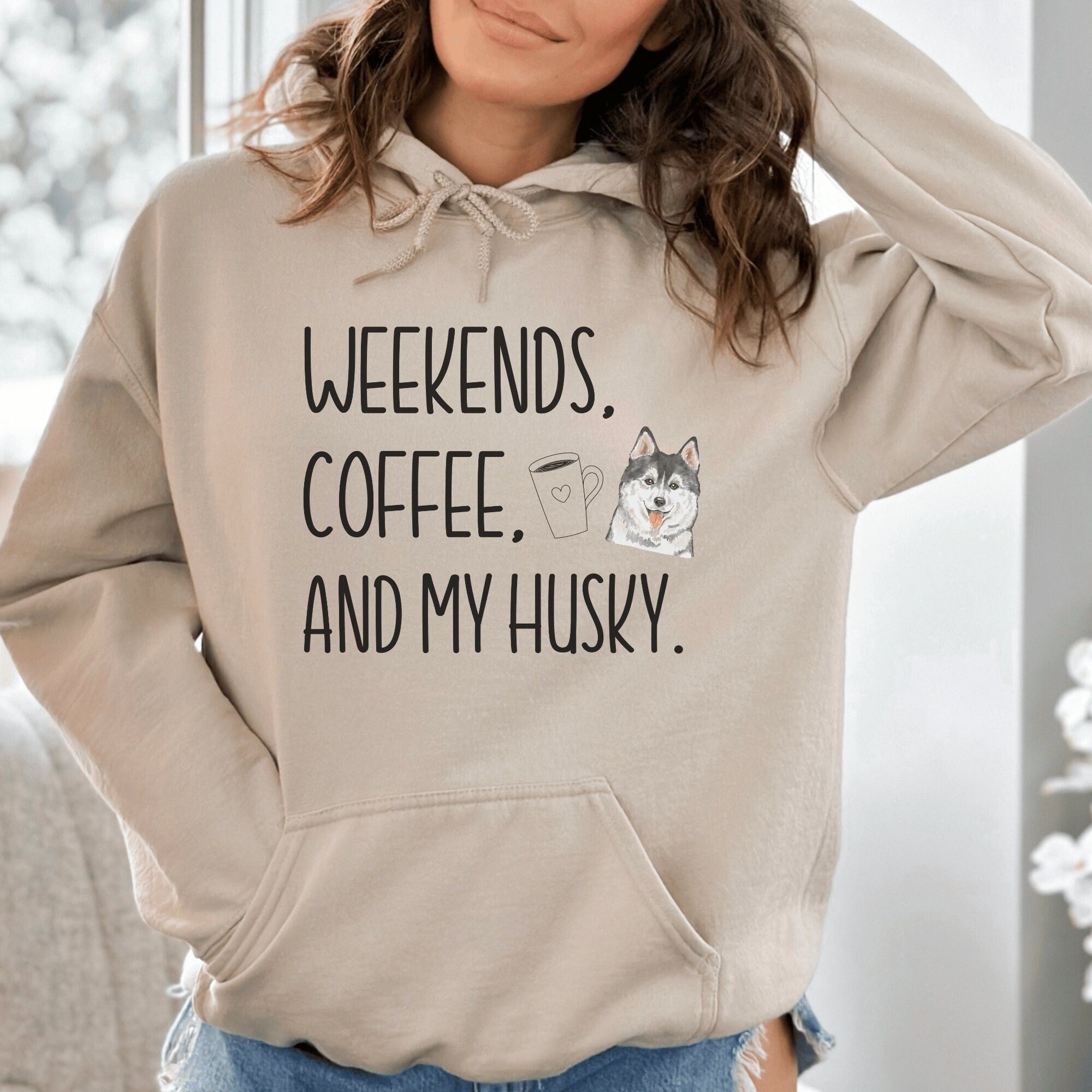 Husky top mom hoodie