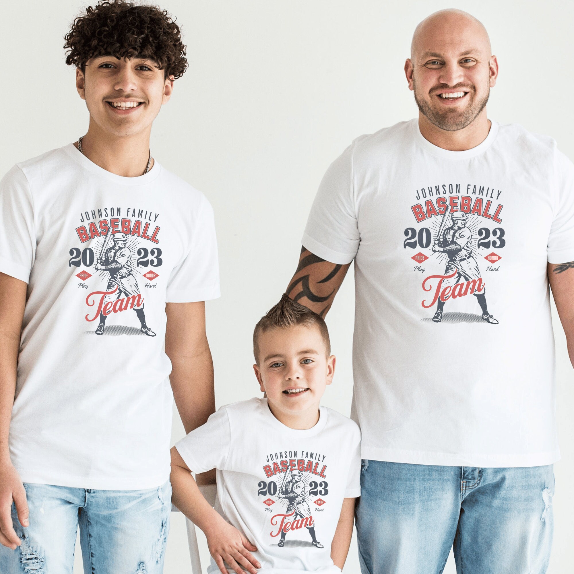 Matching Father Son Shirts, Custom Father Son Baseball Matching Shirts ...